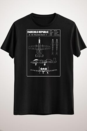 Erkek Siyah Faırchaıld Republıc A-10 Thunderbolt