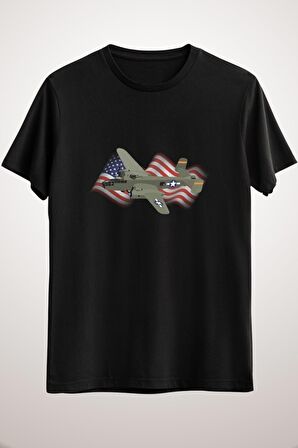 Erkek Siyah B-25 Mitchell Ww2 Medium Bomber