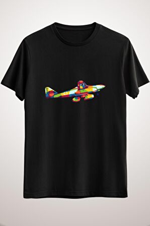 Erkek Siyah Me 262 Aircraft