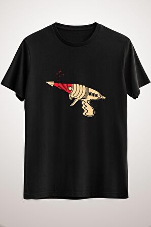 Erkek Siyah X-ray Gun 70s Toy