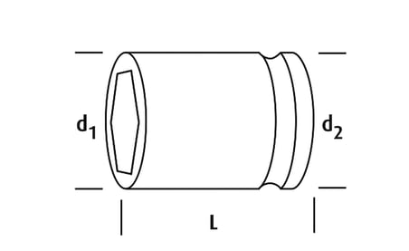 OSAKA LN38I5/8 Inch Lokma 3/8''  5/8