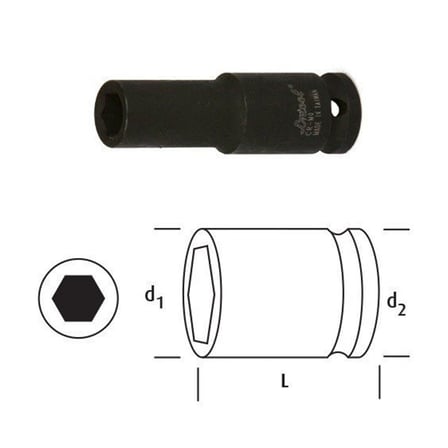 OSAKA LN14D10 Uzun Lokma 1/4'' 10mm