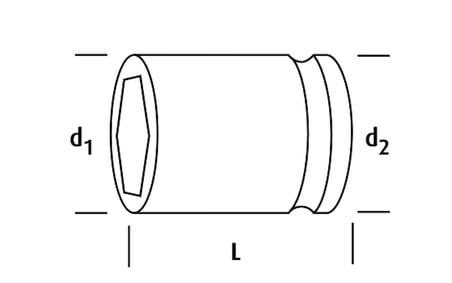 OSAKA LN14D10 Uzun Lokma 1/4'' 10mm