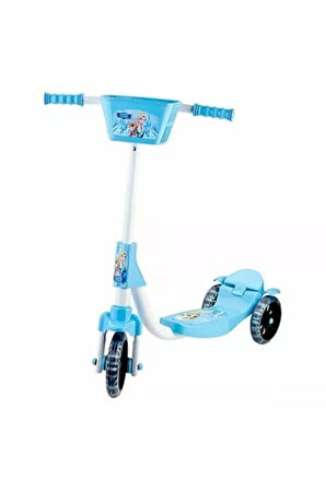 Karlar Ülkesi 3 Tekerlekli Şeffaf Silikon Tekerli Çocuk Scooter