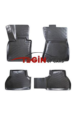Bmw X5 E70 2006-2013 3D Havuzlu Paspas Siyah