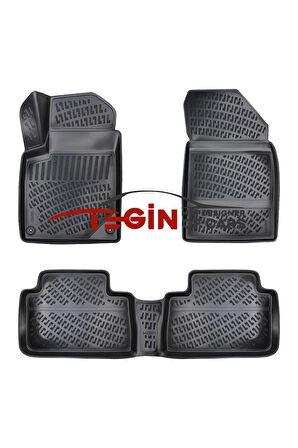 Citroen C5 2001-2007 3D Havuzlu Paspas Siyah
