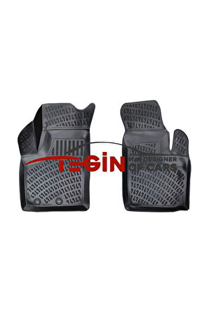 Fiat Doblo Panelvan 2 Parça 2000 3D Havuzlu Paspas Siyah