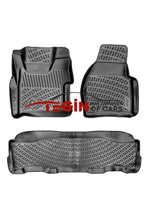 Ford F250/f350/f450/f550 Usa 2008-2010 3d Havuzlu Paspas Siyah