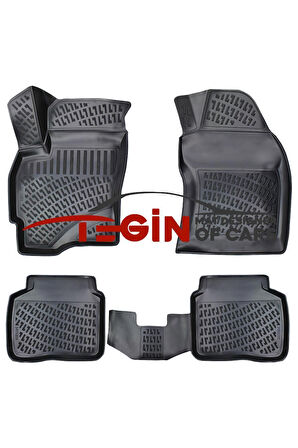 Ford Mondeo 2001-2007 3d Havuzlu Paspas Siyah