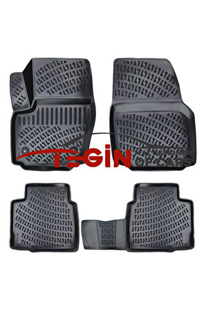 Ford Mondeo 2007-2014 3d Havuzlu Paspas Siyah