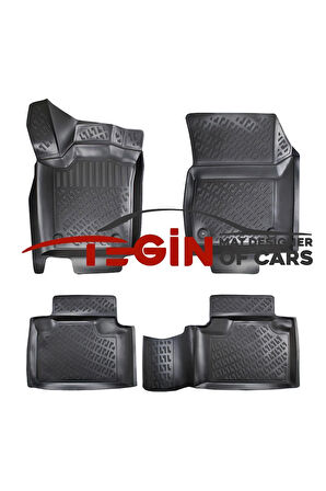 Jeep Grand Cherokee WK2 2011 Sonrası 3D Havuzlu Paspas Siyah