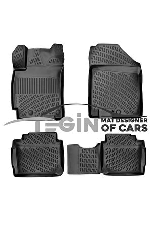 Kia Cerato 2022 3D Havuzlu Paspas Siyah