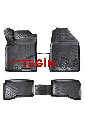 Kia Niro 2017-2022 3D Havuzlu Paspas Siyah