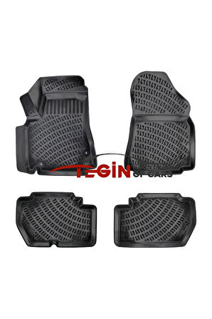 Peugeot Partner Tepe 110 HP 3D Havuzlu Paspas 2008 Sonrası Siyah