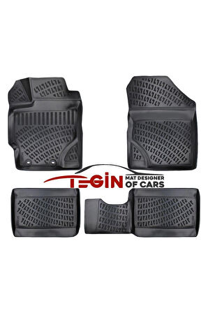 Toyota Yaris 3D Havuzlu Paspas 2020 Siyah