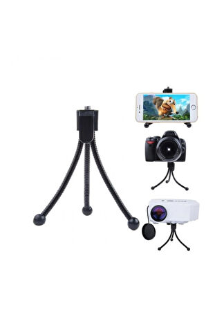 Metal Mini Akrobatik Telefon Kamera Tutucu Tripod Başlık