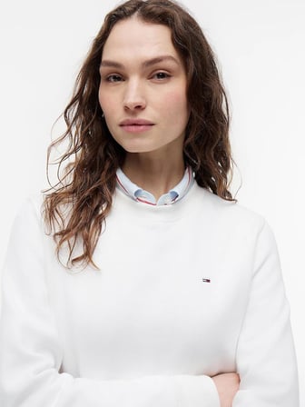 Tommy Hilfiger Bayan Sıfır Yaka Sweatshirt