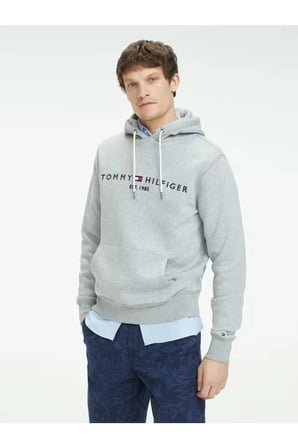 Tommy Hilfiger Kapşonlu Erkek Sweatshirt 