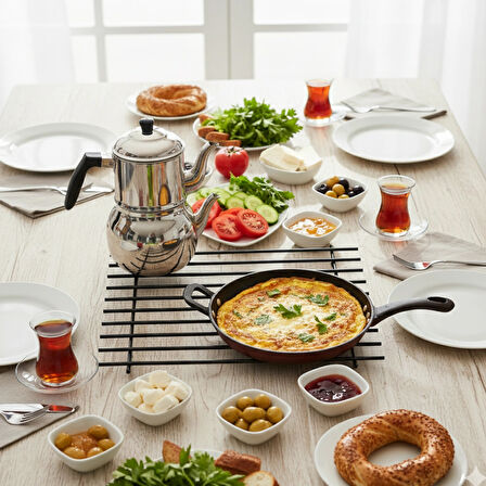 TEKMARKED ÇOK AMAÇLI ISIYA DAYANIKLI METAL TENCERE, TAVA, FIRIN TEPSİSİ VE ÇAYDANLIK ALTLIĞI (NİHALE) (48.5x31 cm)