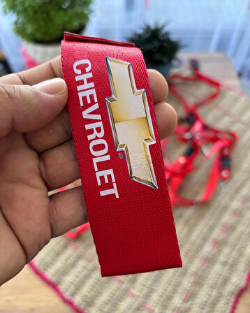 Chevrolet Tasarımlı, Kırmızı Renk Yüksek Kalite Tampon & Çeki ipi