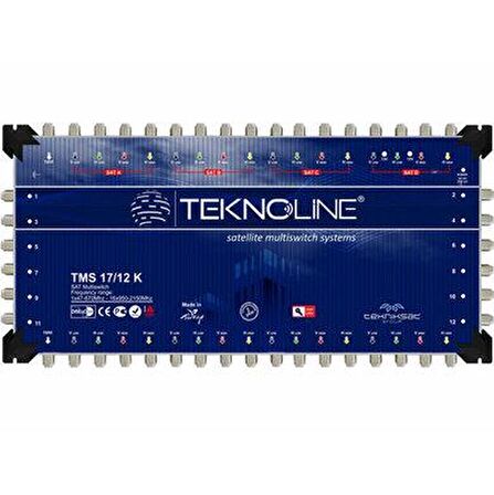 17X12 KASKATLI MULTISWITCH UYDU DAĞITIM SANTRALI TEKNOLINE