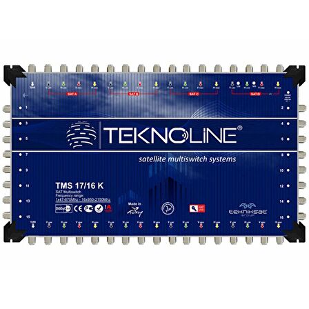 17X16 KASKATLI MULTISWITCH UYDU DAĞITIM SANTRALI TEKNOLINE