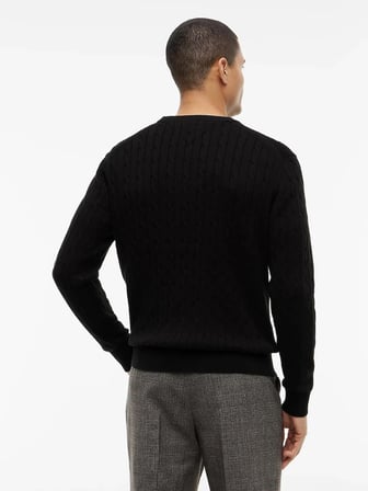Tommy Hilfiger Erkek Classic Cable Crew Kazak