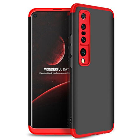 Xiaomi Mi 10 Pro Kılıf 3 Parça Slim Sert Silikon Kapak AYS