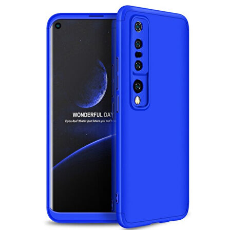 Xiaomi Mi 10 Pro Kılıf 3 Parça Slim Sert Silikon Kapak AYS