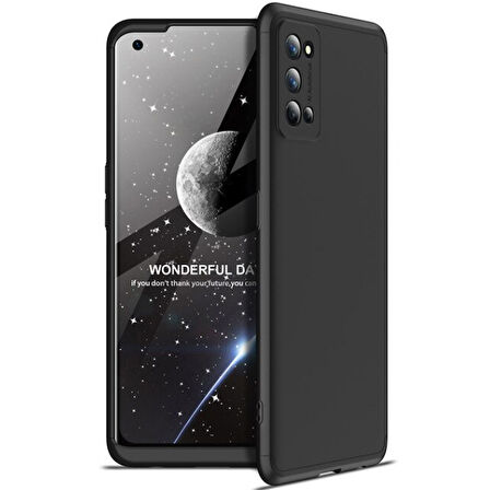 Realme 7 Pro Kılıf 3 Parça Slim Sert Silikon Kapak AYS