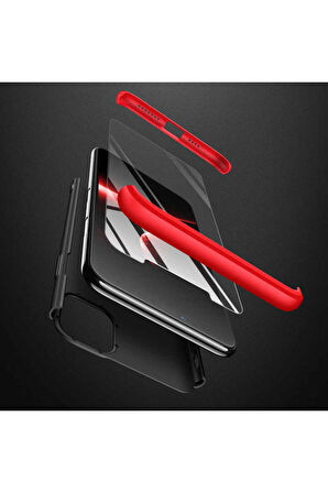 Realme 5İ Kılıf 3 Parça Slim Sert Silikon Kapak AYS