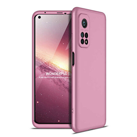 Xiaomi Mi 10T Pro 5G Kılıf 3 Parça Slim Sert Silikon Kapak AYS
