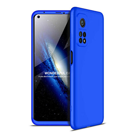 Xiaomi Mi 10T Pro 5G Kılıf 3 Parça Slim Sert Silikon Kapak AYS