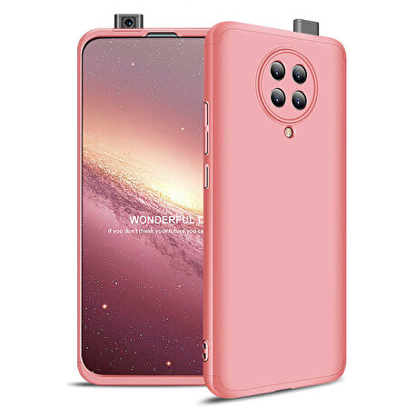 Xiaomi Poco F2 Pro Kılıf 3 Parça Slim Sert Silikon Kapak AYS