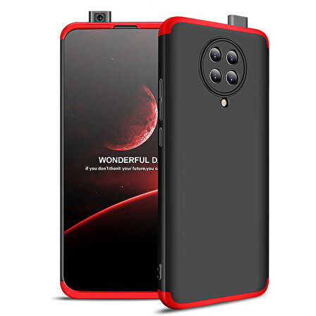 Xiaomi Redmi K30 Pro Kılıf 3 Parça Slim Sert Silikon Kapak AYS