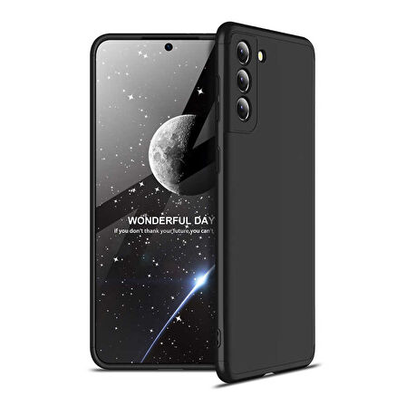 Samsung Galaxy S21 Plus Kılıf 3 Parça Slim Sert Silikon Kapak AYS