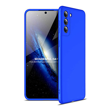 Samsung Galaxy S21 Plus Kılıf 3 Parça Slim Sert Silikon Kapak AYS