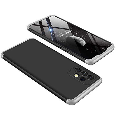 Samsung Galaxy A32 4G Kılıf 3 Parça Slim Sert Silikon Kapak AYS