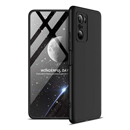 Xiaomi Mi 11İ Kılıf 3 Parça Slim Sert Silikon Kapak AYS