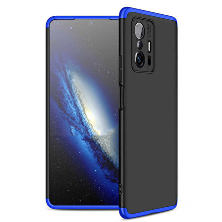 Xiaomi Mi 11T 5G Kılıf 3 Parça Slim Sert Silikon Kapak AYS