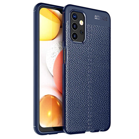 Samsung Galaxy A13 4G Kılıf Deri Görünümlü Slim Silikon 