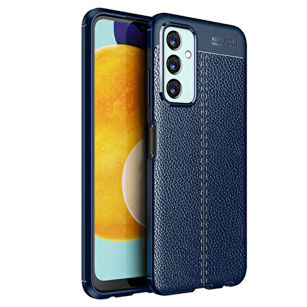 Samsung Galaxy M23 Kılıf Deri Görünümlü Slim Silikon 