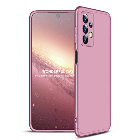 Samsung Galaxy A23 Kılıf 3 Parça Slim Sert Silikon Kapak AYS