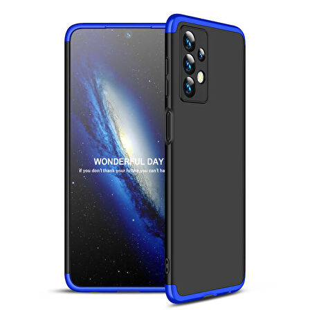 Samsung Galaxy A23 Kılıf 3 Parça Slim Sert Silikon Kapak AYS