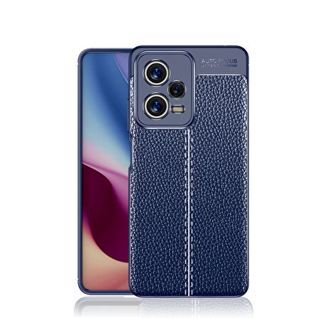 Xiaomi Redmi Note 12 5G Kılıf Deri Görünümlü Slim Silikon 