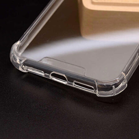 Apple iPhone XR 6.1 Anti Şok Darbe Emici Şeffaf Silikon Kılıf