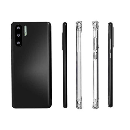 Huawei P30 Pro Anti Şok Darbe Emici Şeffaf Silikon Kılıf