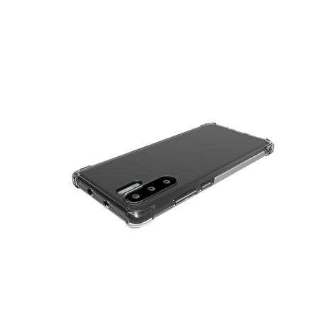 Huawei P30 Pro Anti Şok Darbe Emici Şeffaf Silikon Kılıf