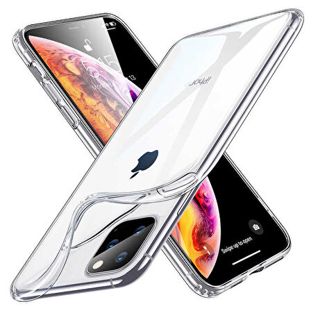 Apple iPhone 11 Pro Max Anti Şok Darbe Emici Şeffaf Silikon Kılıf