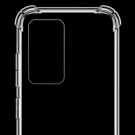 Huawei P40 Pro Anti Şok Darbe Emici Şeffaf Silikon Kılıf